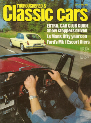 THOROUGHBRED & CLASSIC CARS 1982 JULY - ESCORT MEXICO